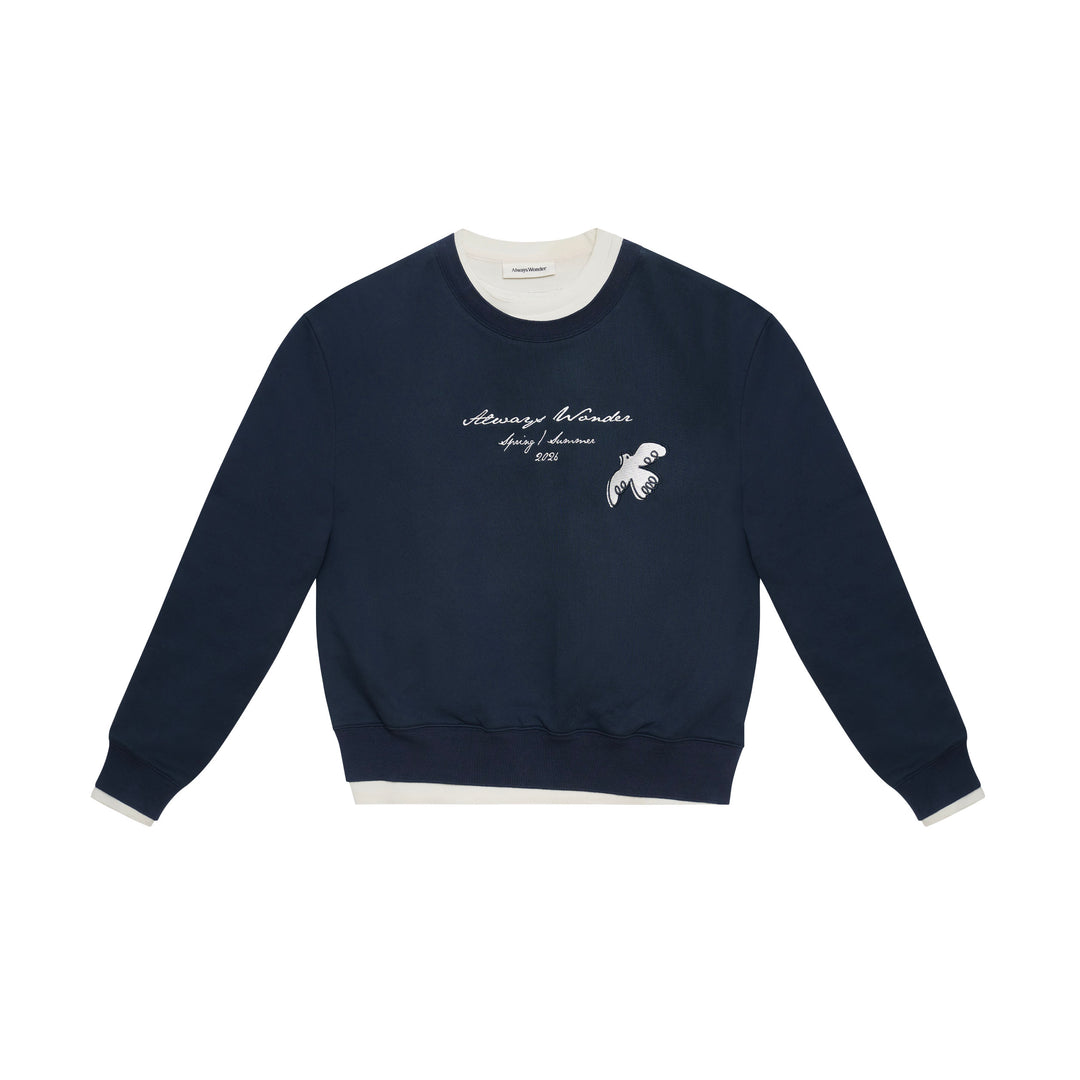 Sunframe Sweater | Twilight Ink