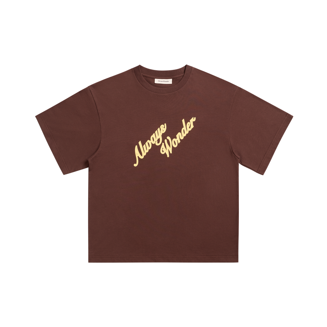 Always Presense Oversized Tee | Burnt Umber