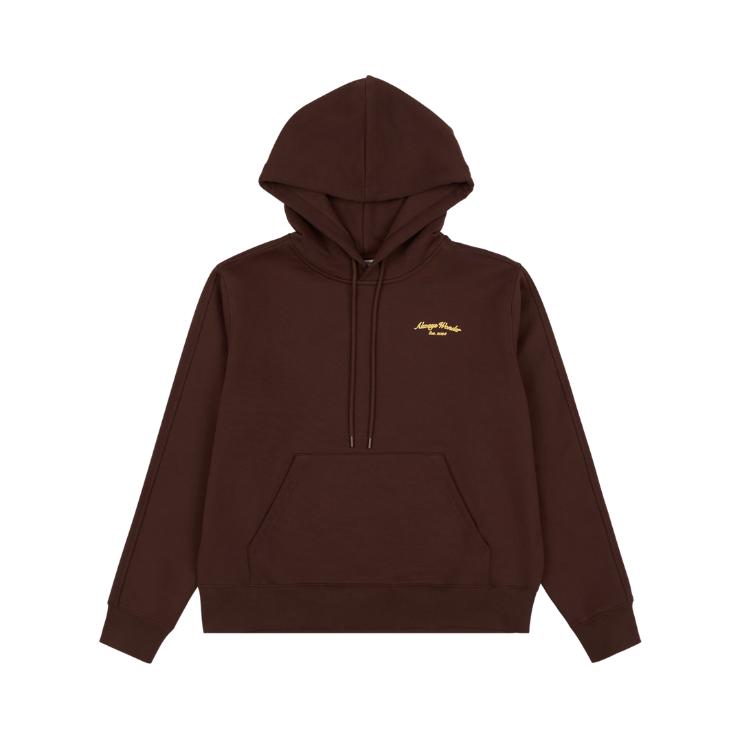 After silence hoodie | Burnt Umber