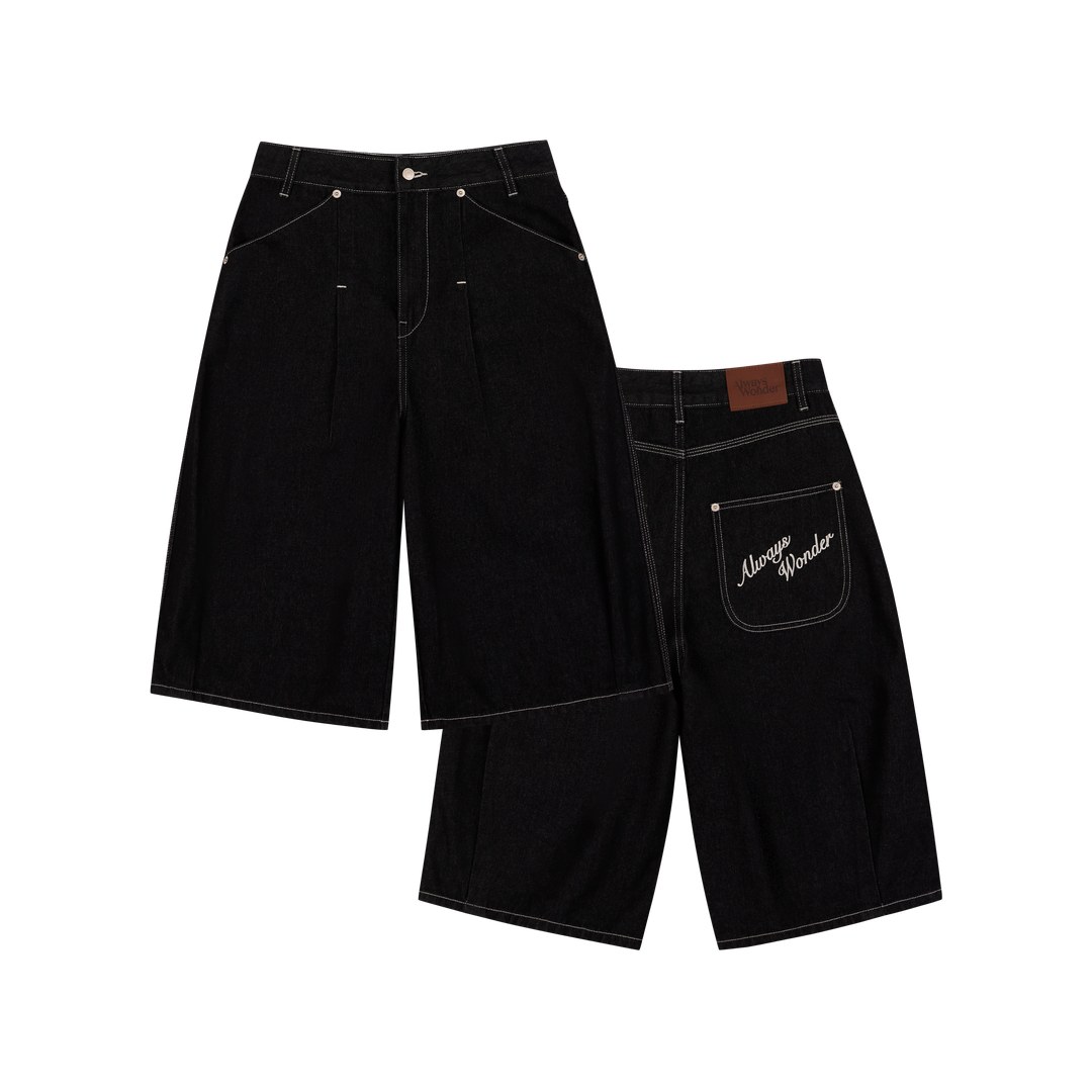 Between Moments Denim Capri | Charcoal