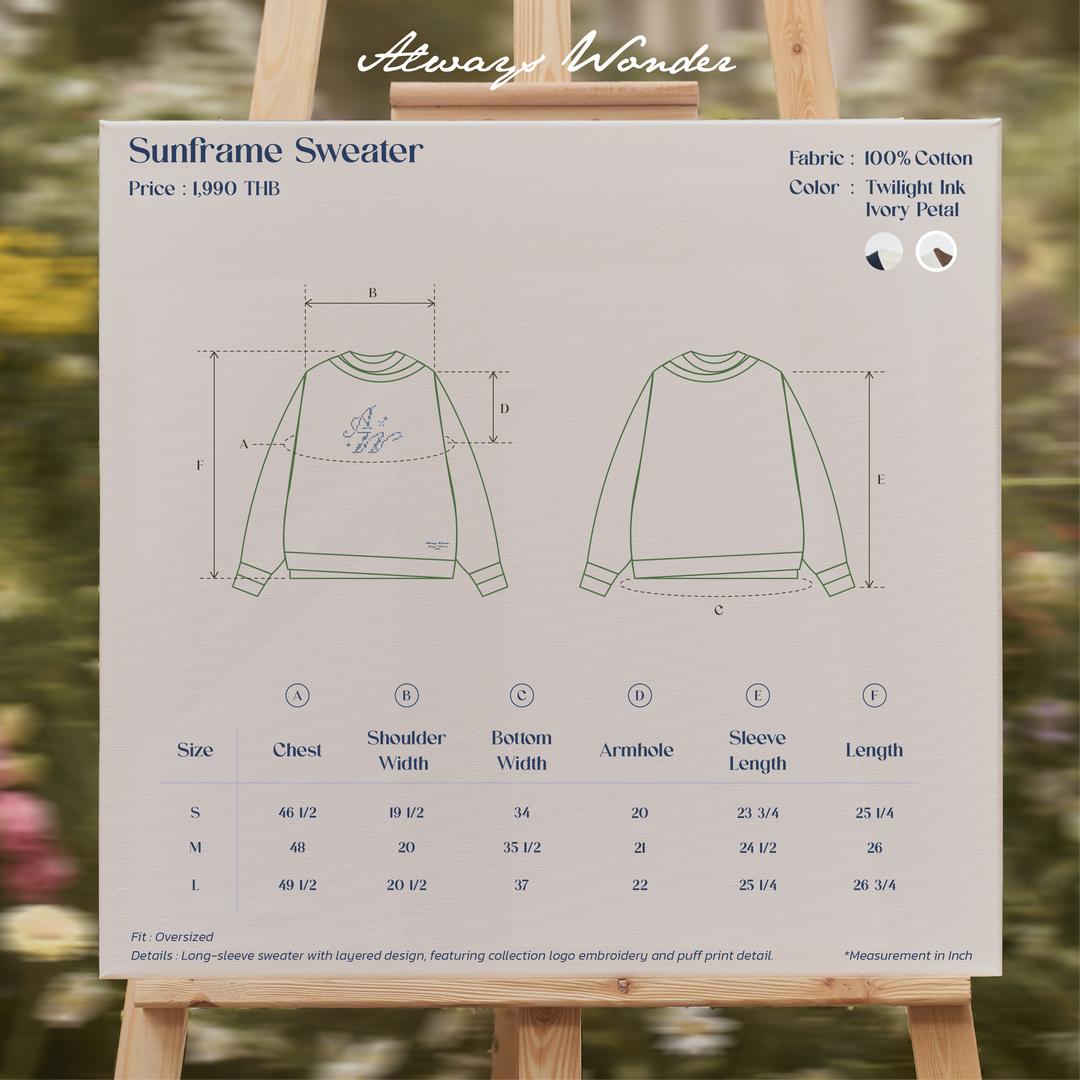 Sunframe Sweater | Ivory Petal