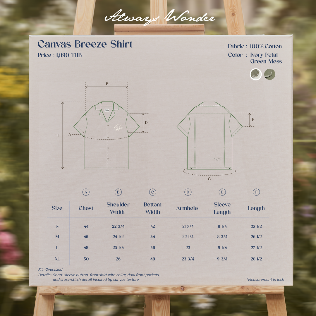 Canvas Breeze Shirt | Ivory Petal