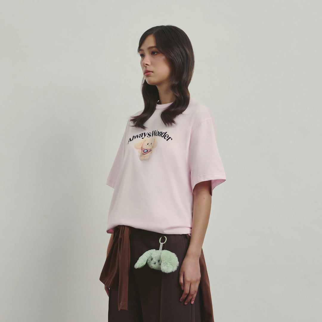 Goldie's Everyday oversized tee | Strawberry Milk