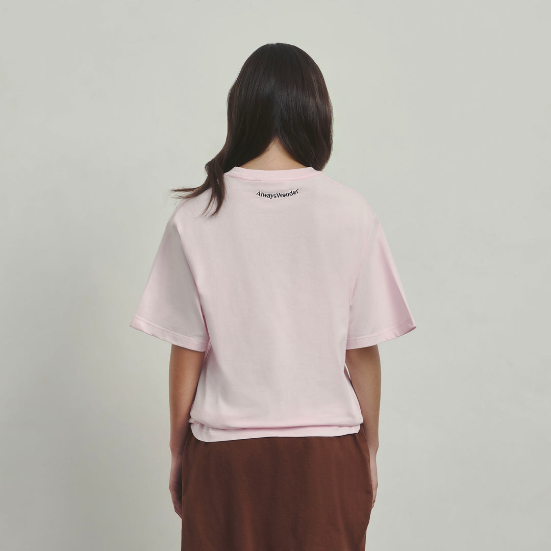 Goldie's Everyday oversized tee | Strawberry Milk