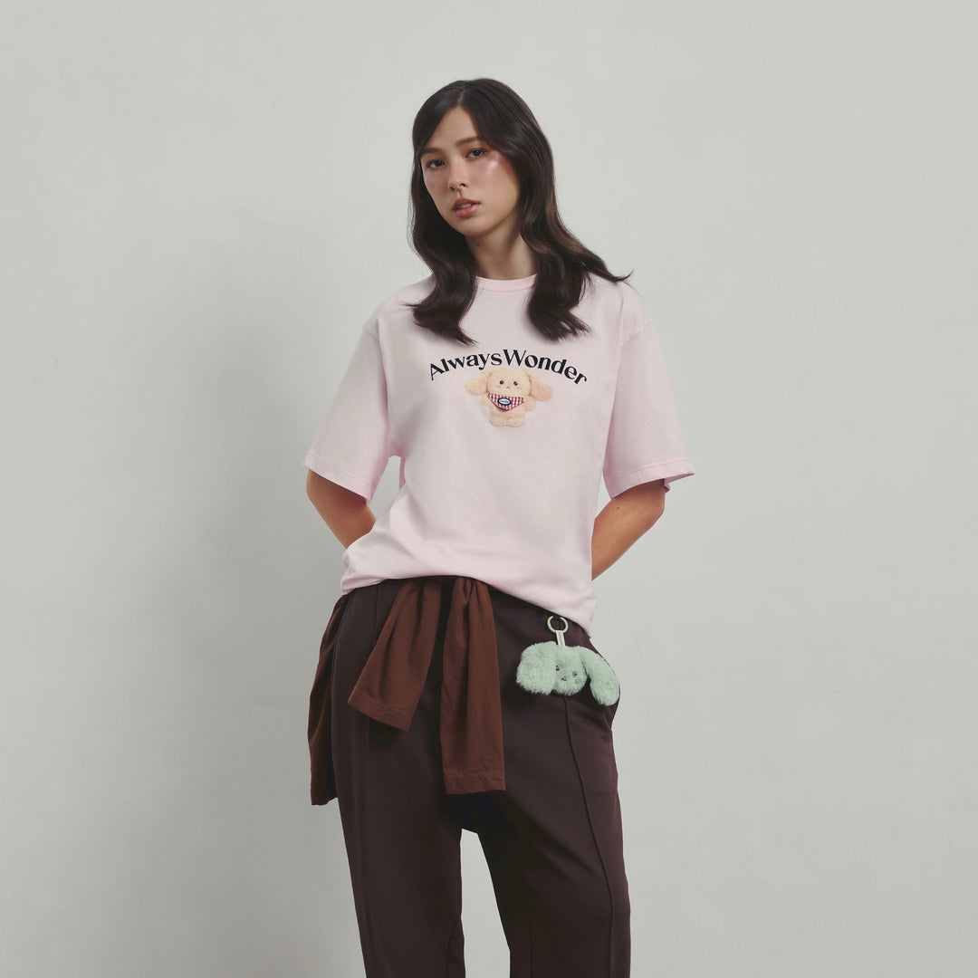 Goldie's Everyday oversized tee | Strawberry Milk