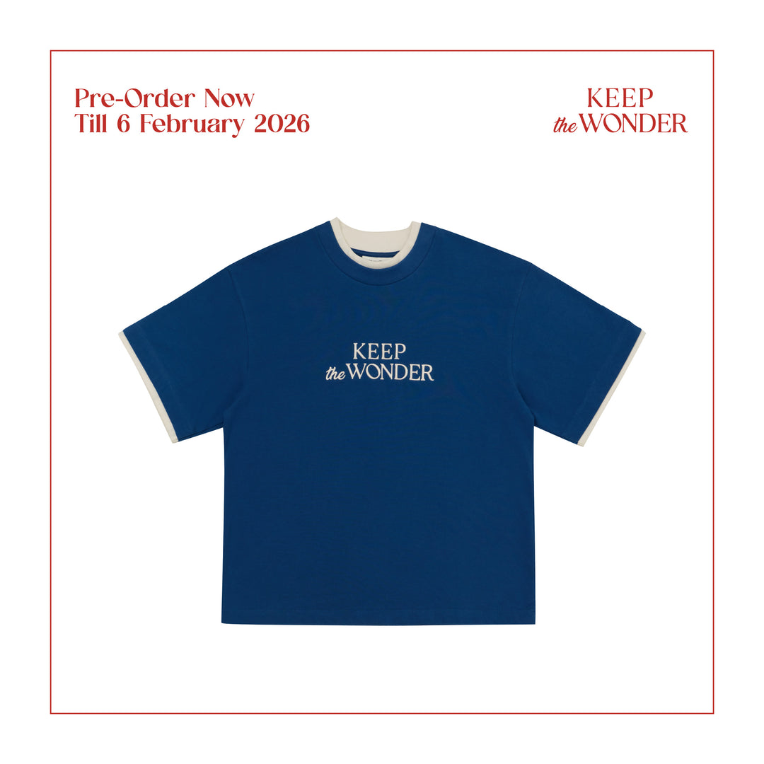 (Pre-order) Keep the Wonder Layered Tee | Dodger Blue