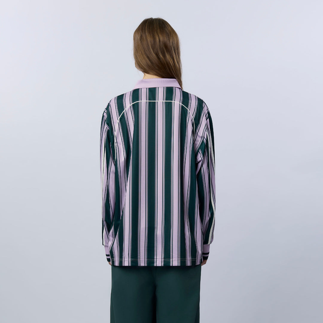 Double Zero Squad Jersey | Muted Lilac - Forest green