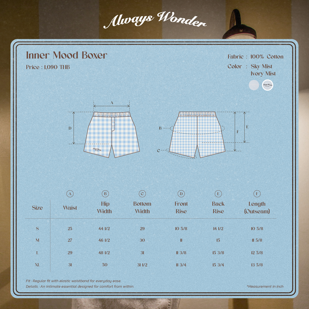 Inner mood boxer | Ivory Mist