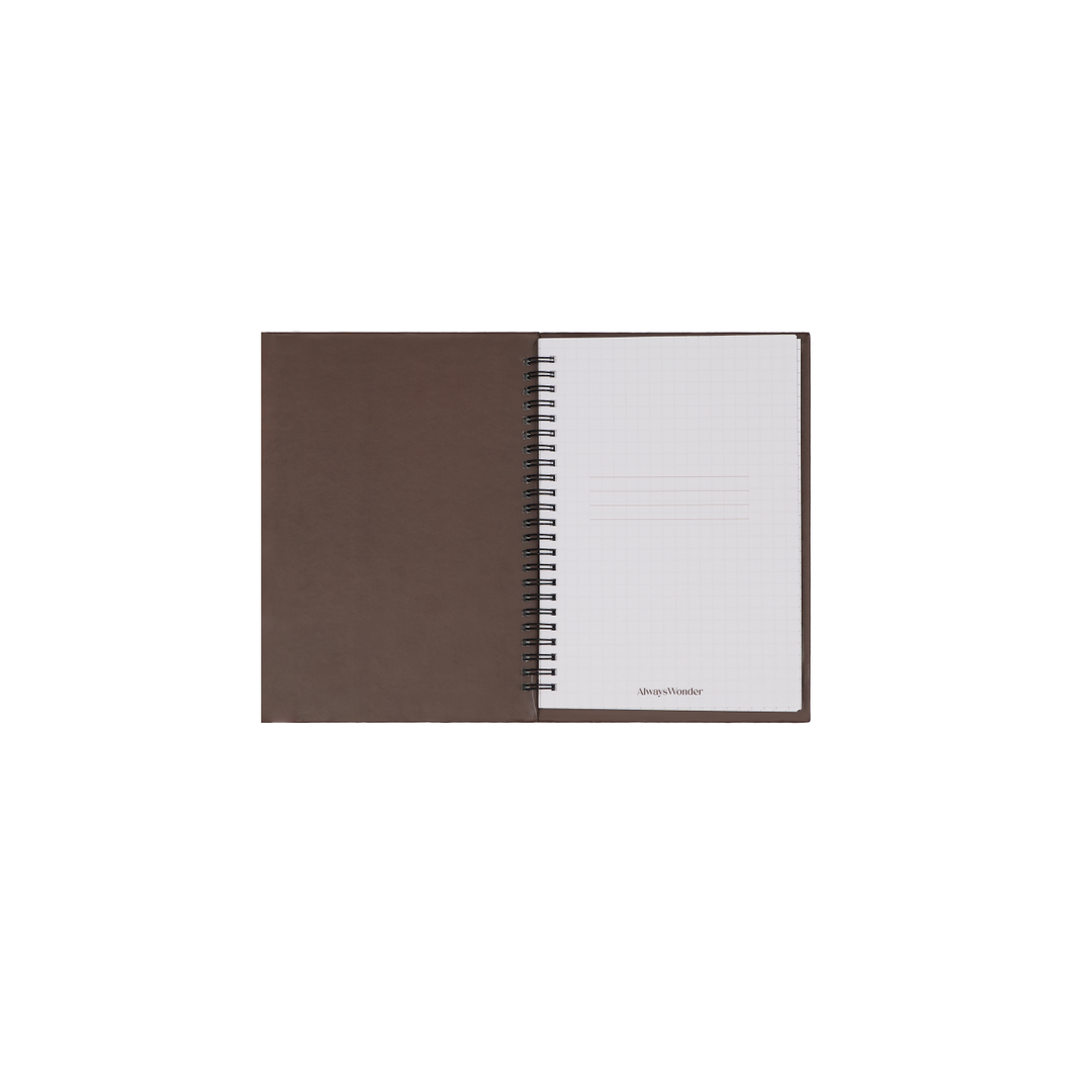 Daily Notes Notebook | Espresso Brown