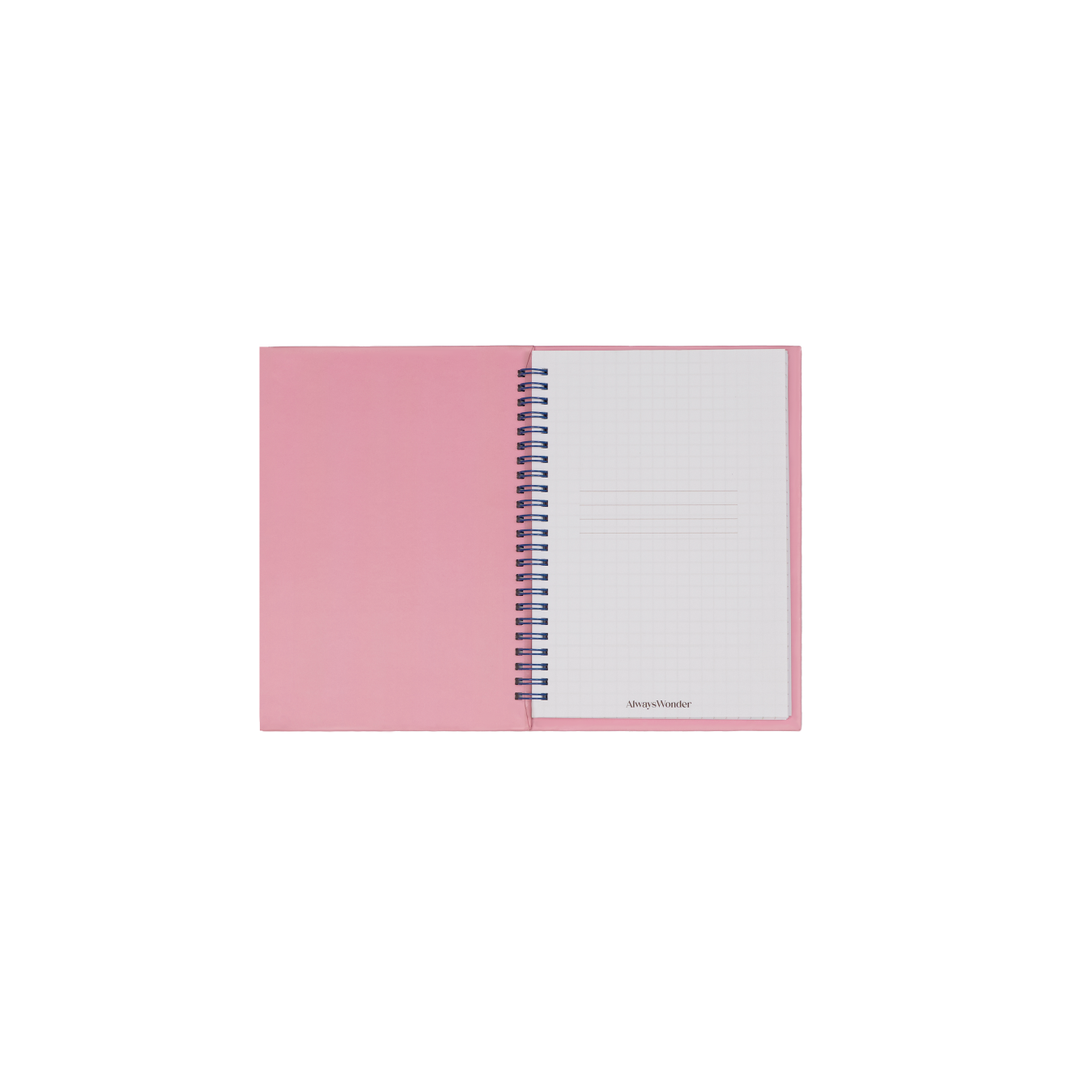 Daily Notes Notebook | Rose pink