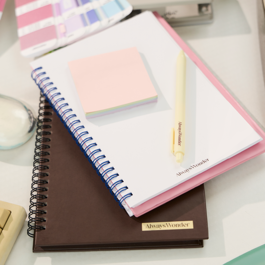 Daily Notes Notebook | Rose pink