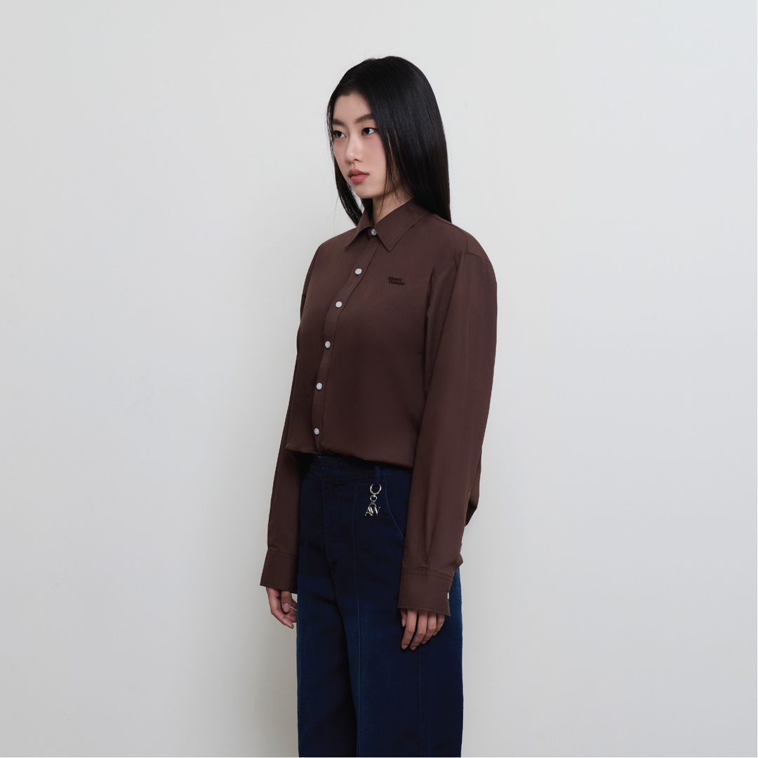 Morning Brief Shirt | Espresso Brown