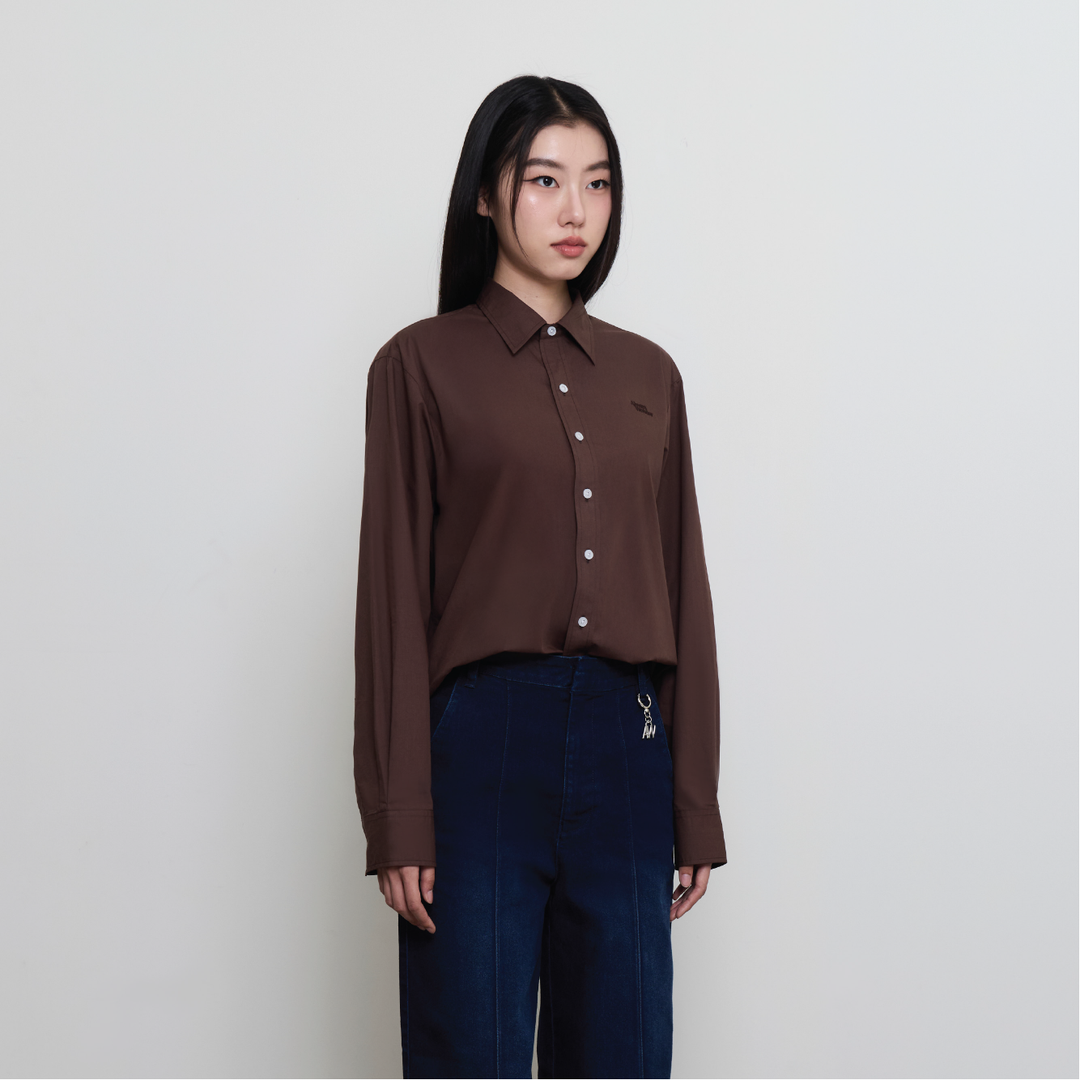 Morning Brief Shirt | Espresso Brown