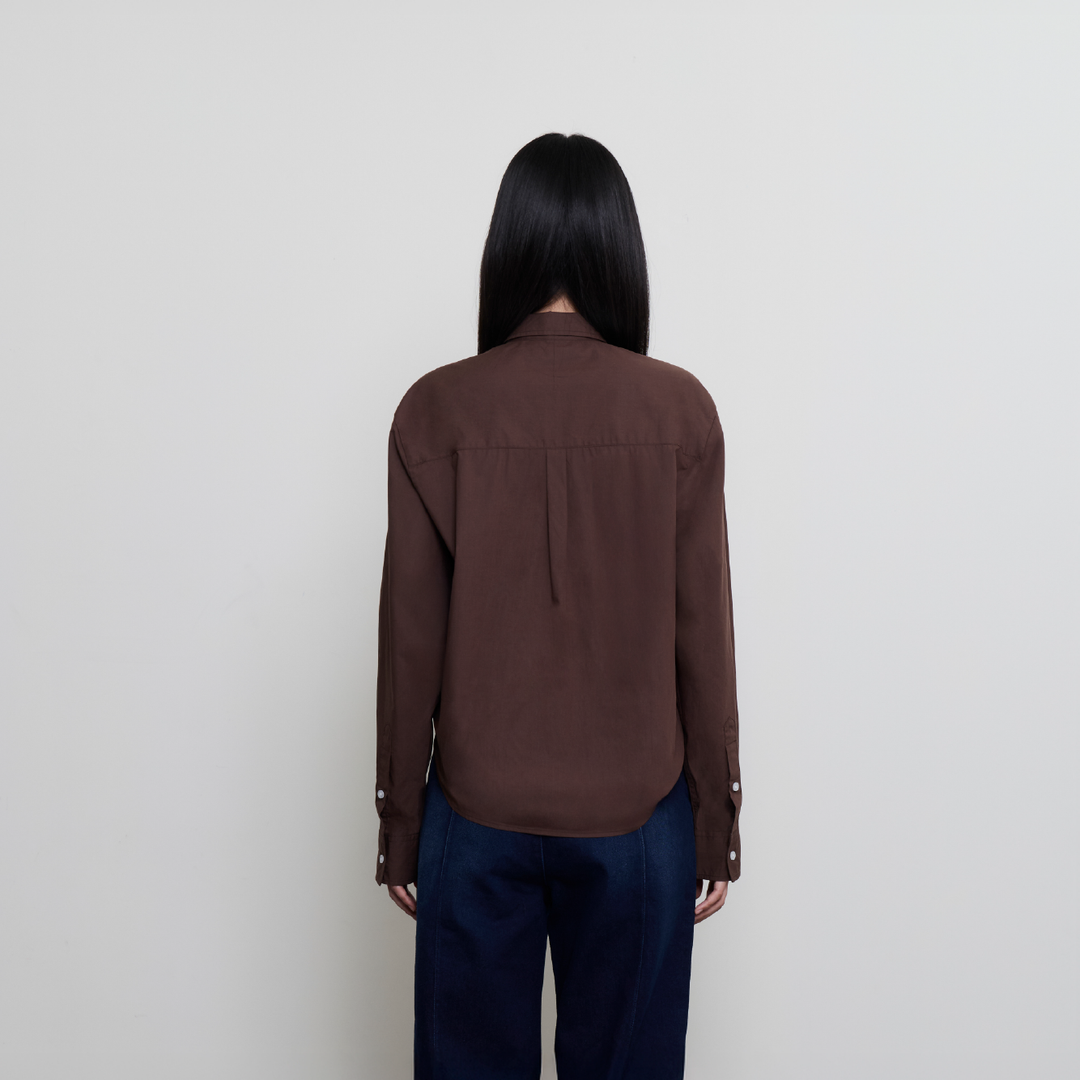 Morning Brief Shirt | Espresso Brown