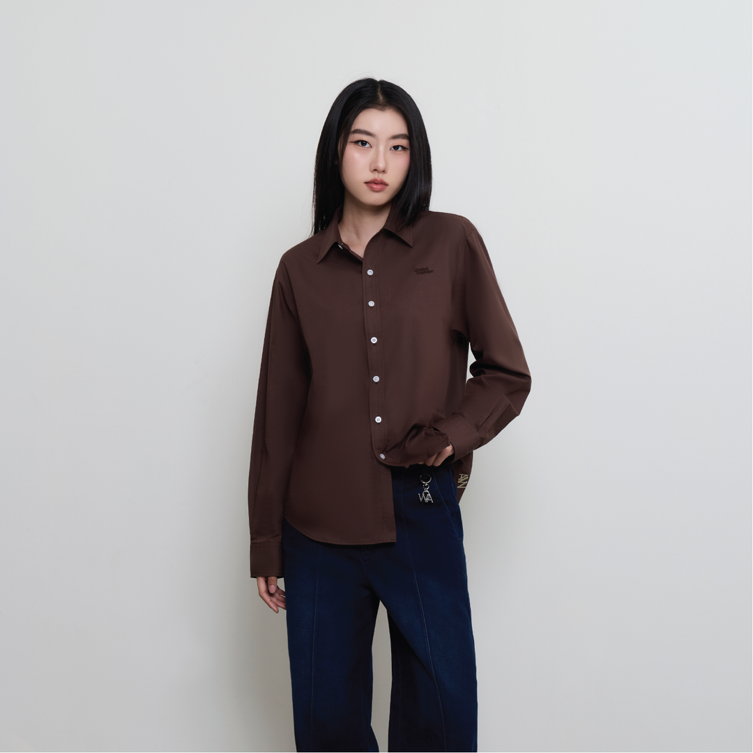 Morning Brief Shirt | Espresso Brown