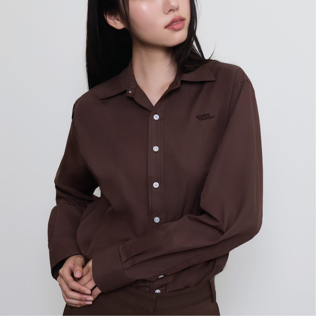 Morning Brief Shirt | Espresso Brown