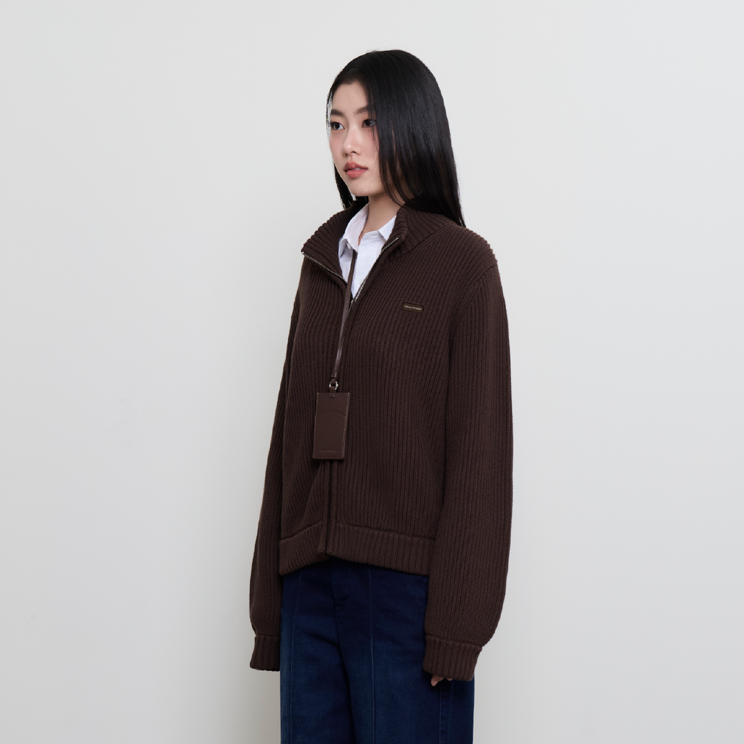 (Pre-order) Take a Break Cardigan | Espresso Brown