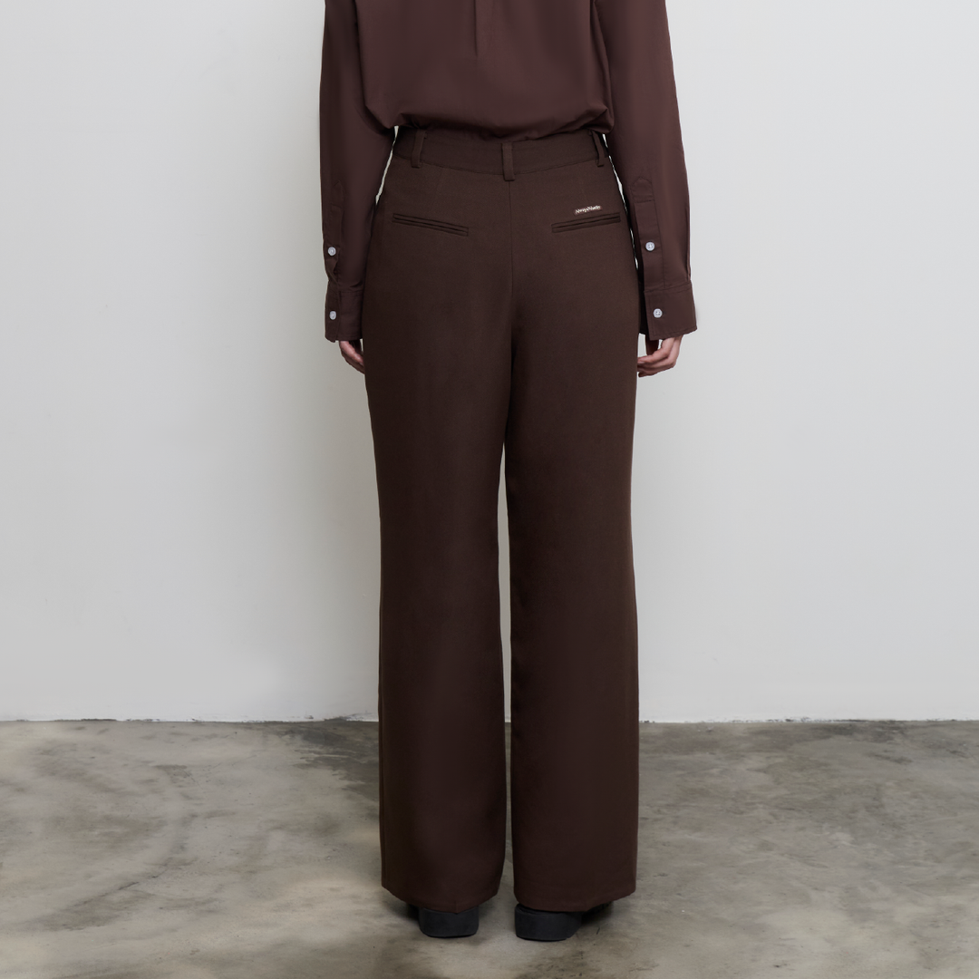 Office Classic Trousers | Espresso Brown