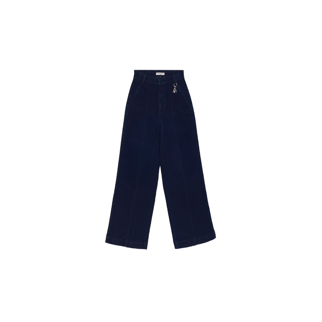 Office Denim Trousers | Indigo