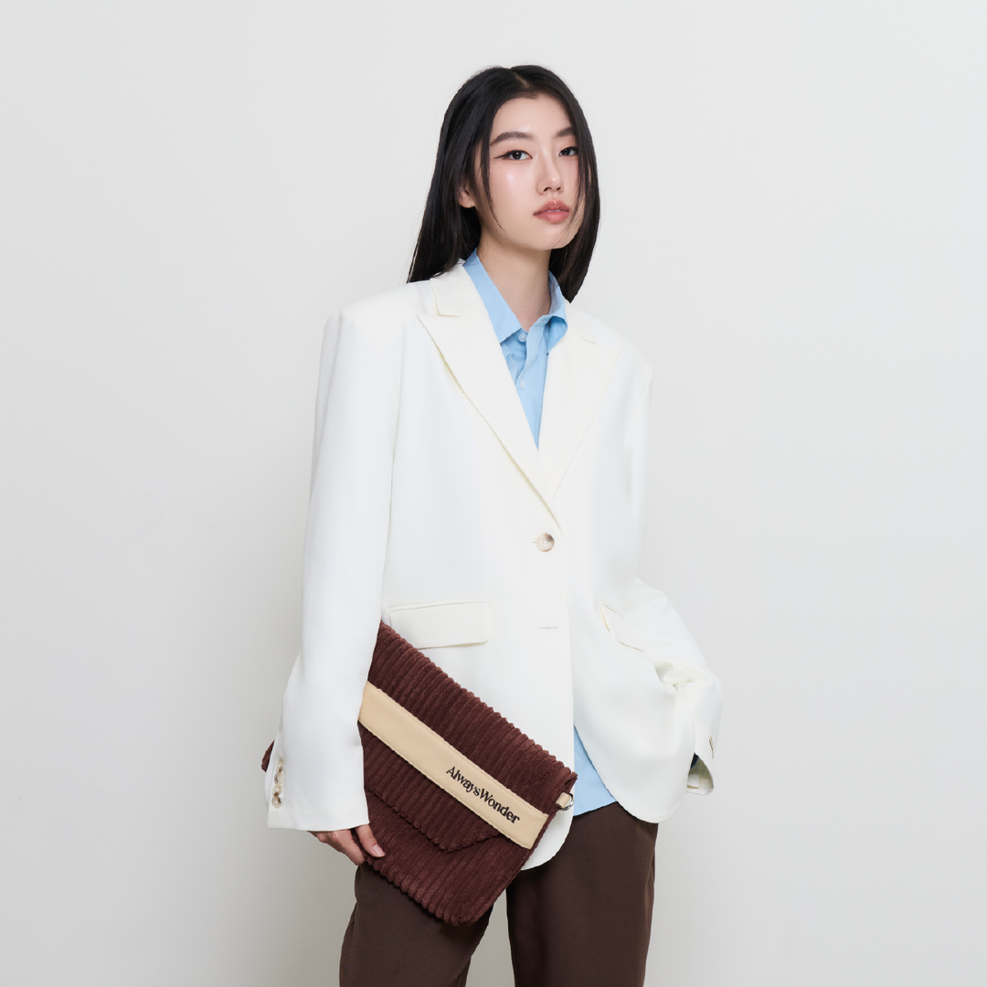 To-Go Corduroy Carrier | Espresso Brown