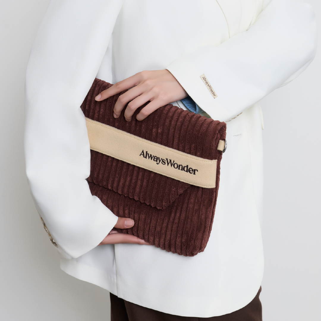 To-Go Corduroy Carrier | Espresso Brown