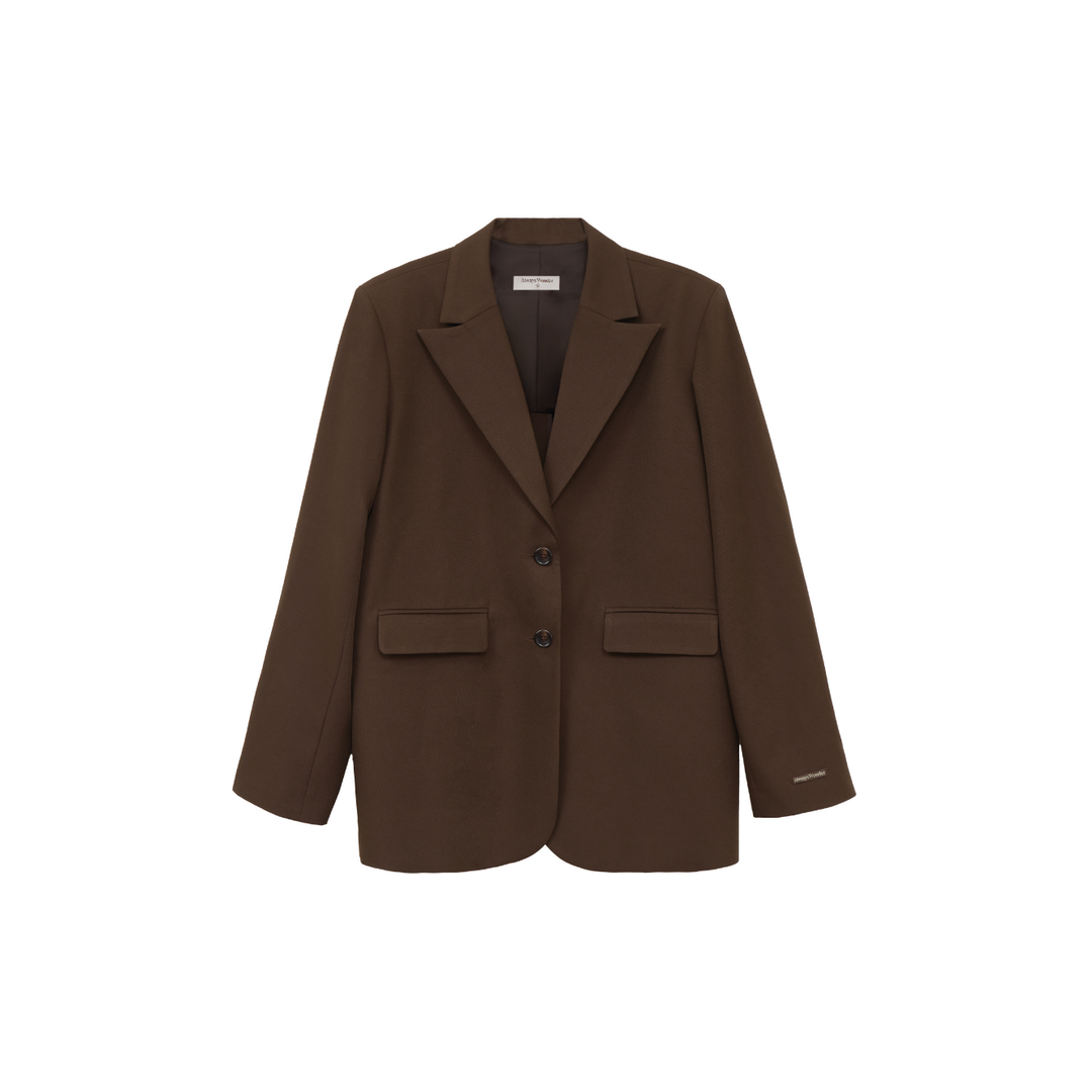 Pitch Perfect Blazer | Espresso Brown