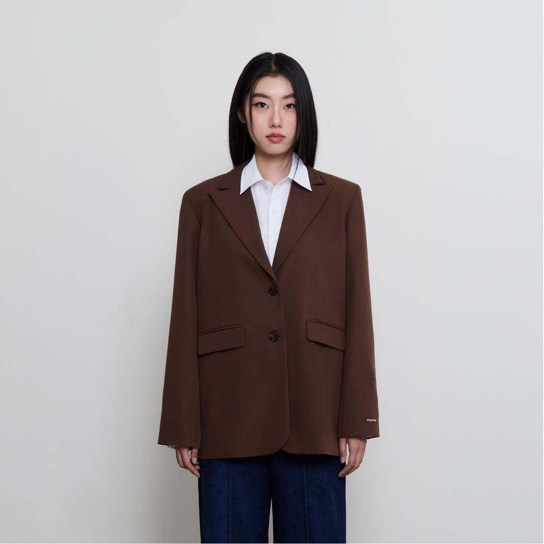 Pitch Perfect Blazer | Espresso Brown