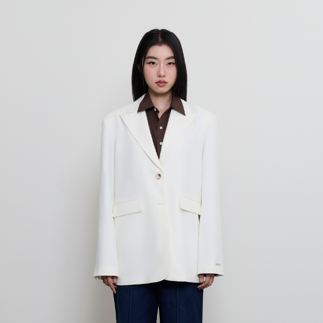 Pitch Perfect Blazer | Ivory