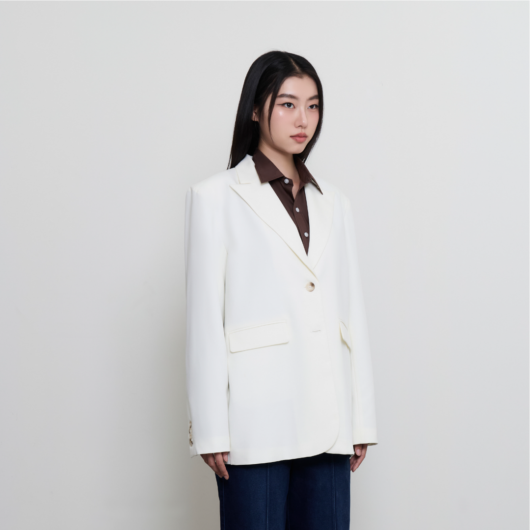Pitch Perfect Blazer | Ivory