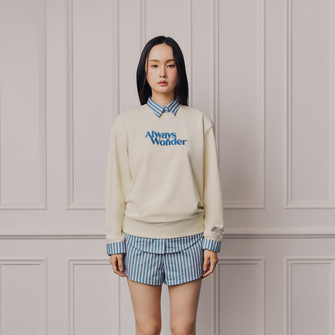 Light Layer Sweater | Ivory Sky