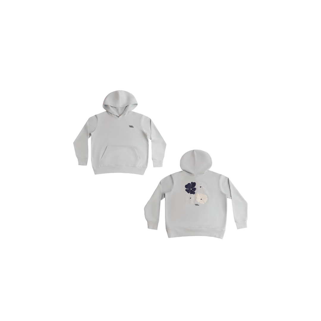 Flora Bloom Hoodie | Light Blue