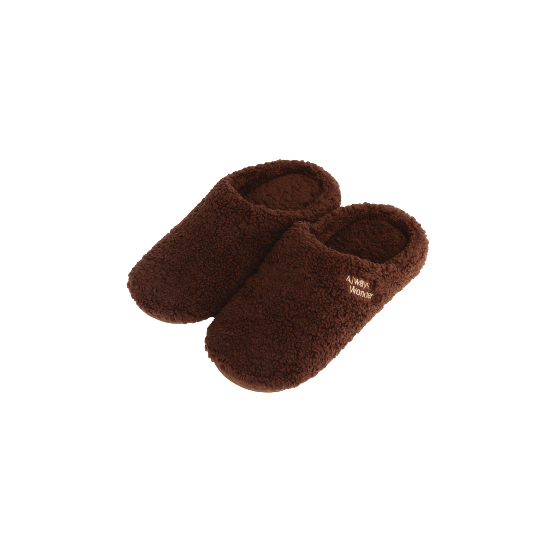 Fluffy Soft Slippers | Brown
