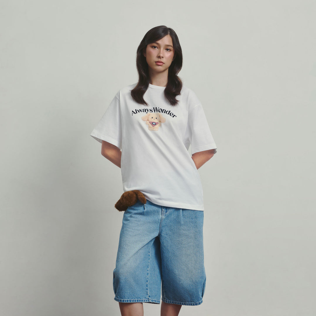 Goldie's Everyday oversized tee | Whipcream
