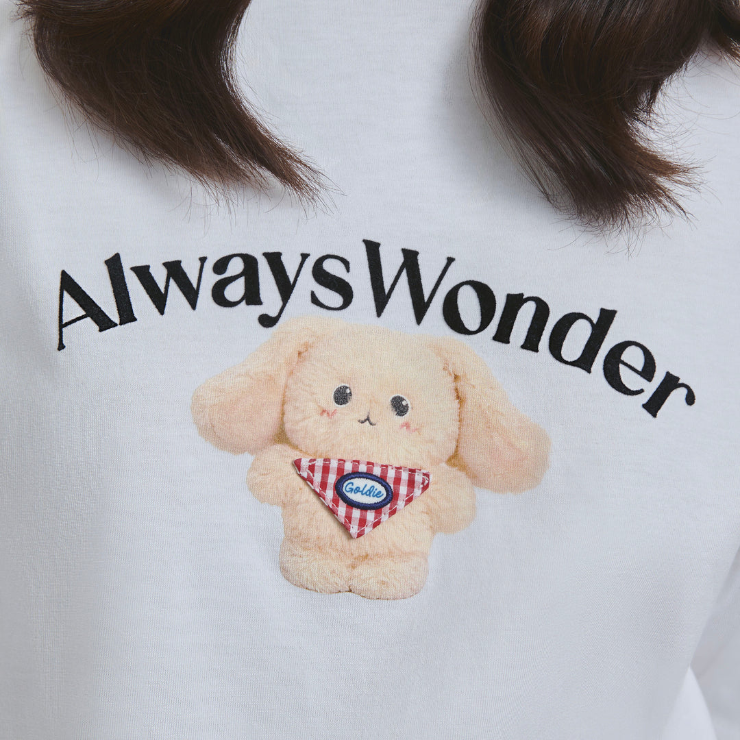 Goldie's Everyday oversized tee | Whipcream