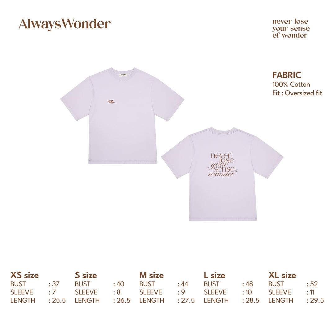 AlwaysWonder T-Shirt (Light Purple)