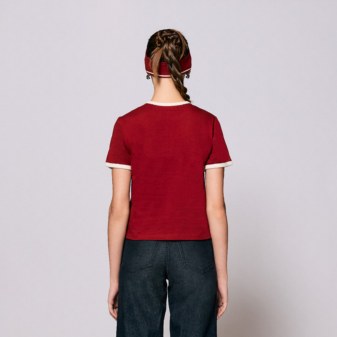 AlwaysWonder | 'A Digital Heartbeat' Rosewood Baby Tee