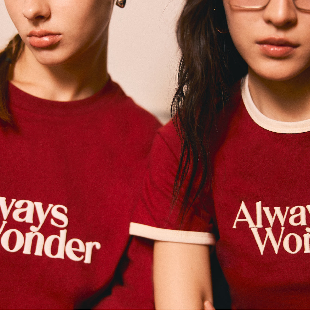 AlwaysWonder | 'A Digital Heartbeat' Rosewood Baby Tee