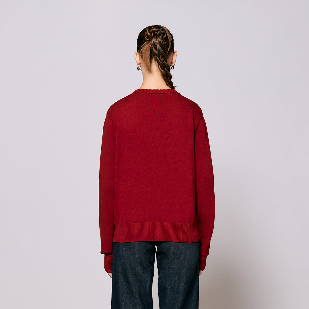 AlwaysWonder | 'A Digital Heartbeat' Rosewood Cardigan