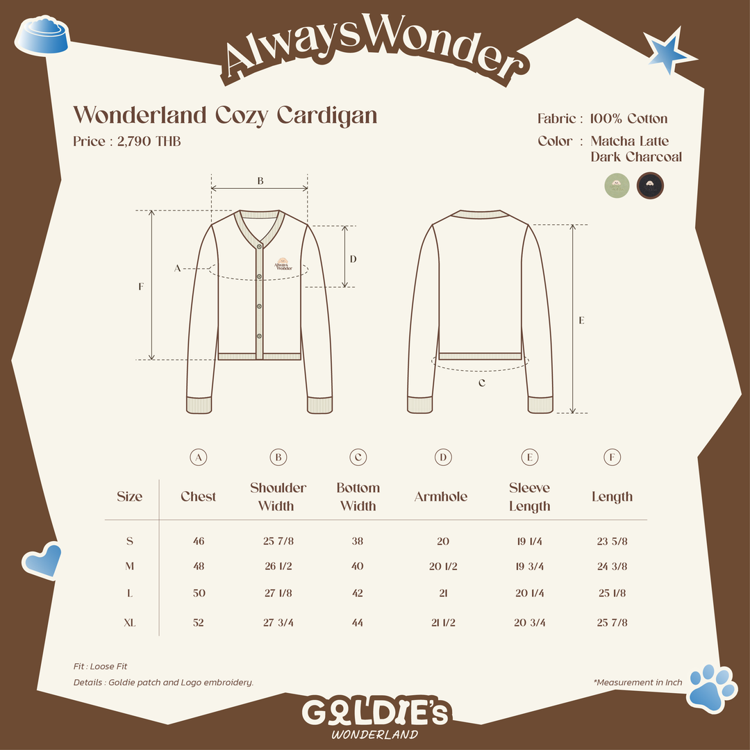 Wonderland cozy cardigan | Dark Charcoal