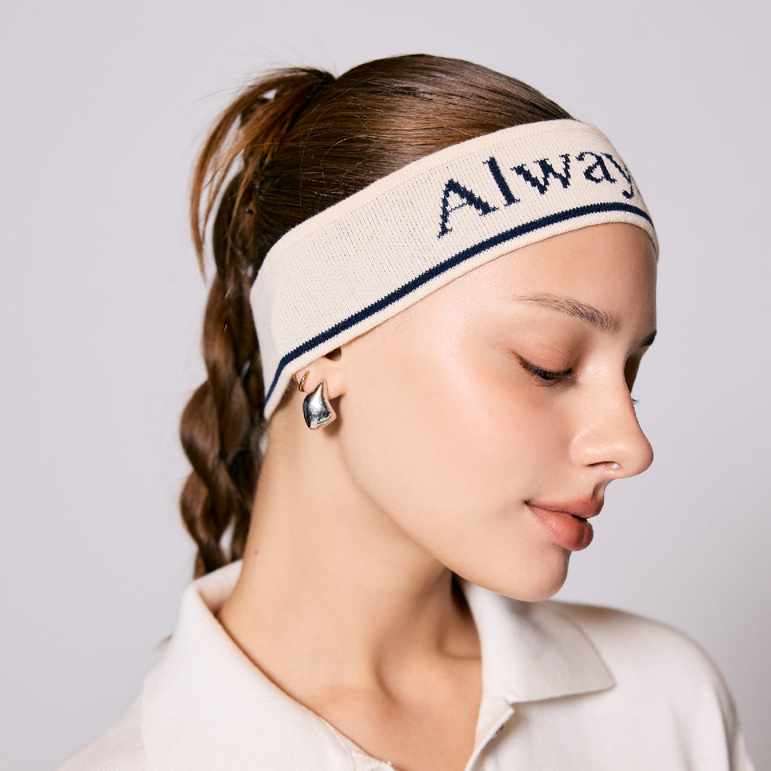 AlwaysWonder | 'A Digital Heartbeat' Cream Headband