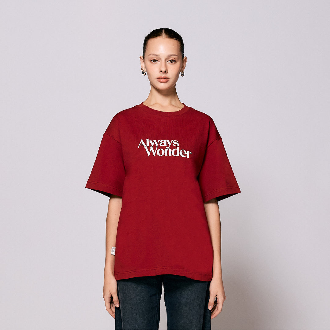 AlwaysWonder | 'A Digital Heartbeat' Rosewood T-Shirt