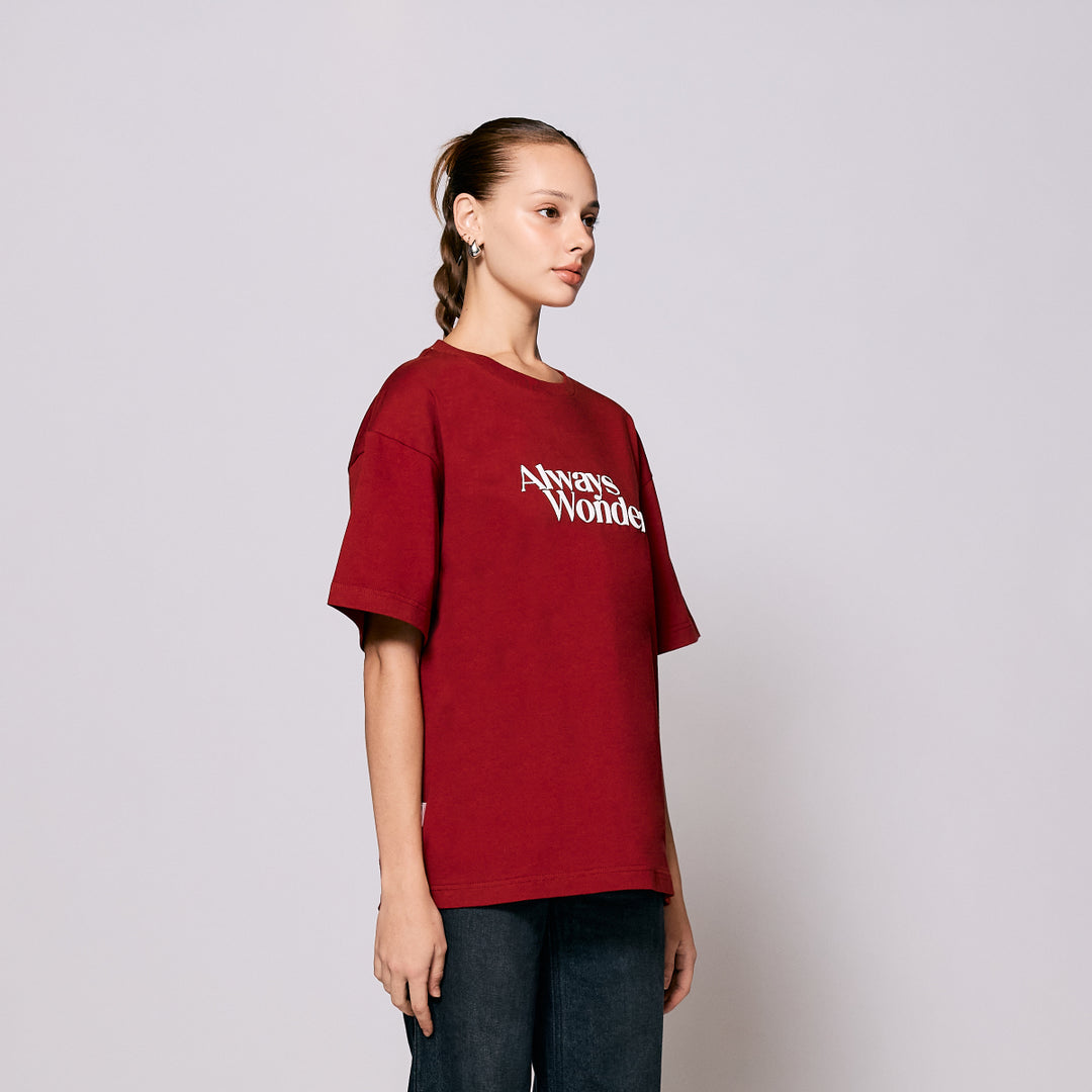 AlwaysWonder | 'A Digital Heartbeat' Rosewood T-Shirt