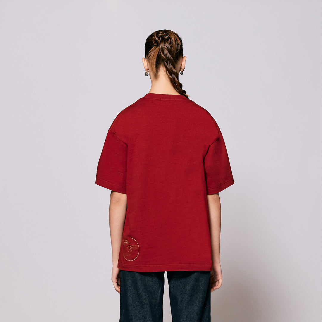 AlwaysWonder | 'A Digital Heartbeat' Rosewood T-Shirt