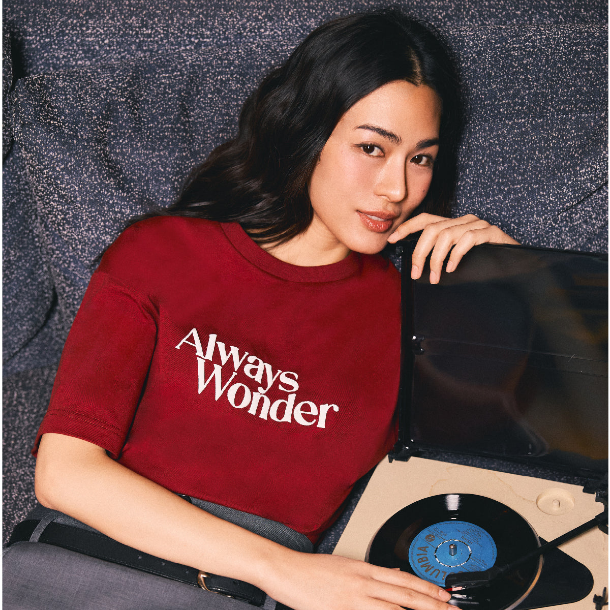 AlwaysWonder | 'A Digital Heartbeat' Rosewood T-Shirt