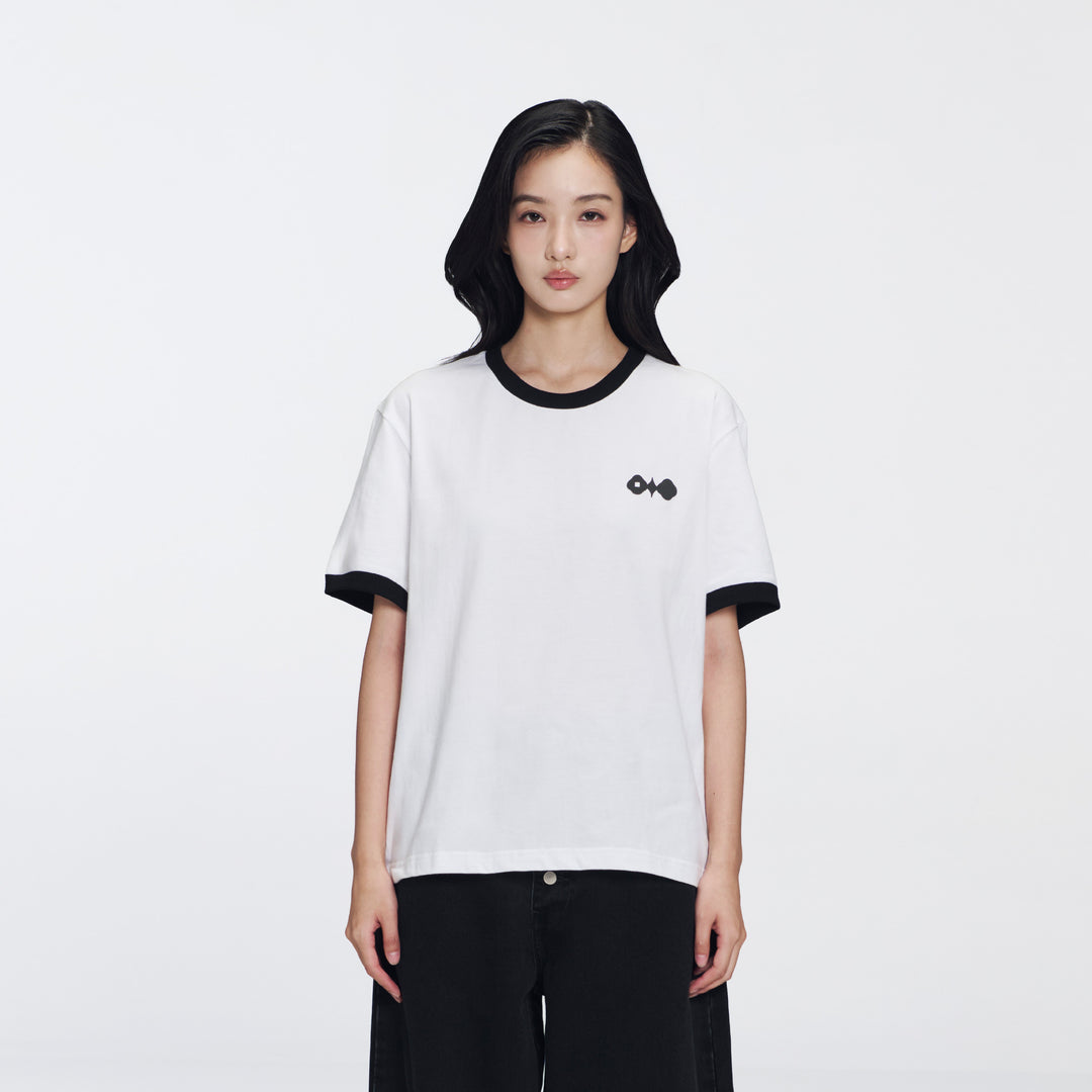 Kwong's Ringer T-Shirt | Classic White