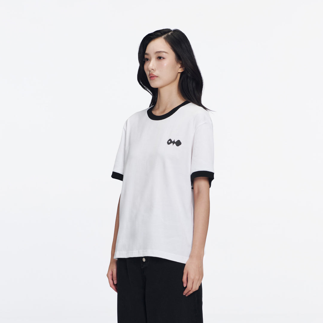 Kwong's Ringer T-Shirt | Classic White