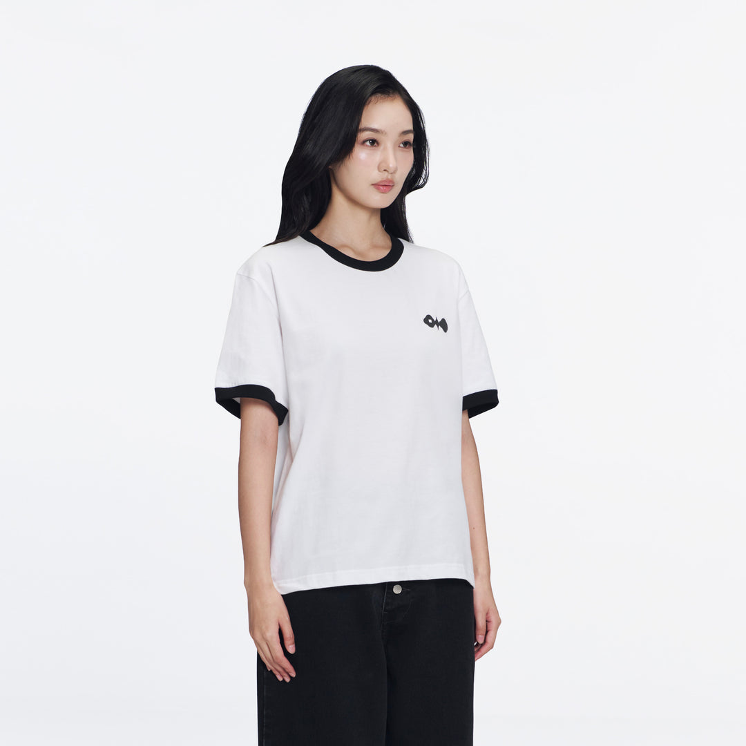Kwong's Ringer T-Shirt | Classic White