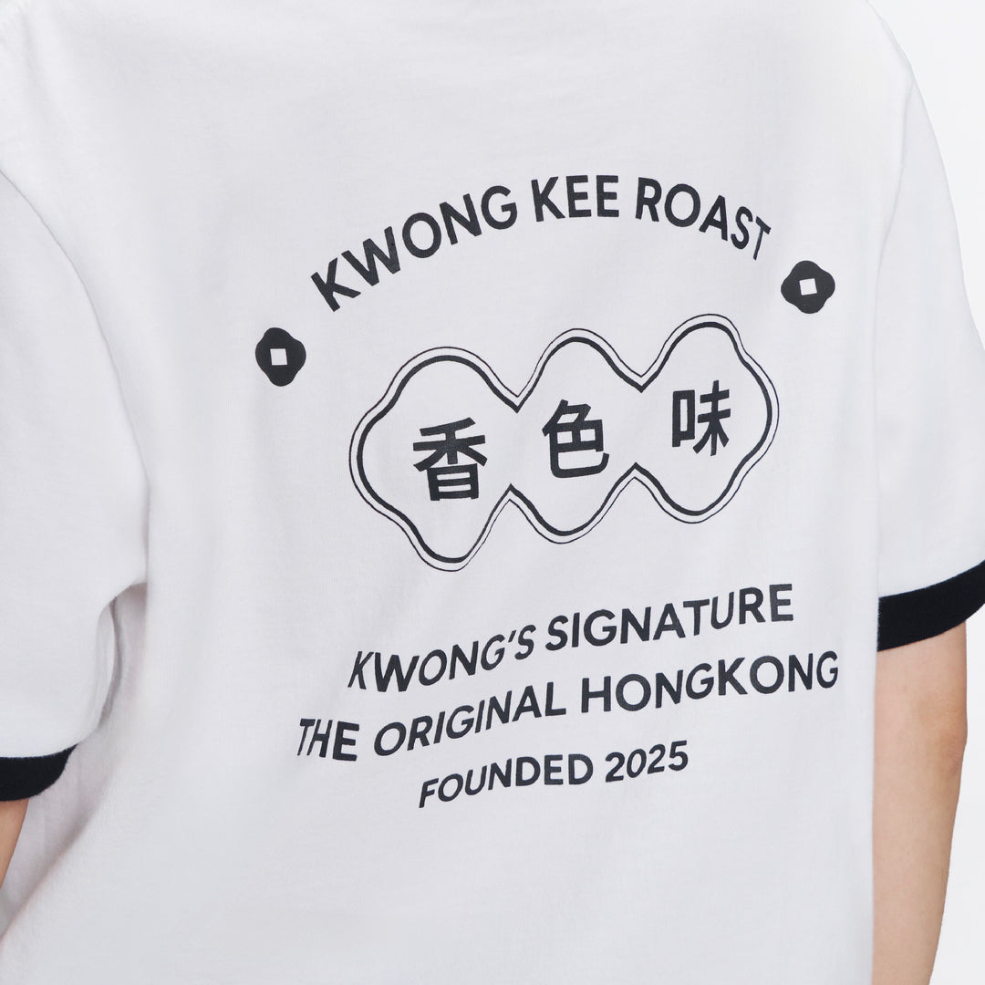 Kwong's Ringer T-Shirt | Classic White