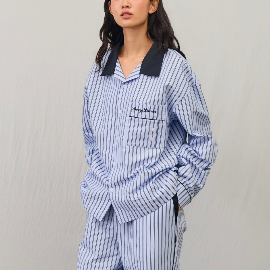 Sanctuary Lounge Set | Cozy Sky stripe