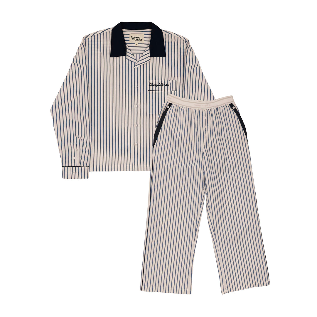 Sanctuary Lounge Set | Homestead Blue stripe